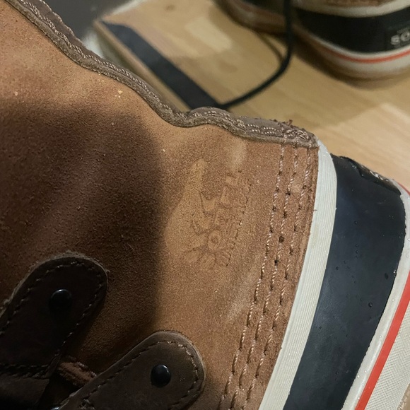 SOREL Joan Of Arctic Knit II Boot Elk Waterproof Leather Lace Up Womens 6 - Picture 8 of 12